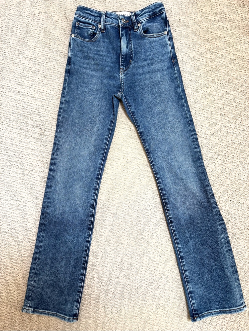 FRAME Jeans The Pencil Crop Canal wash size 24